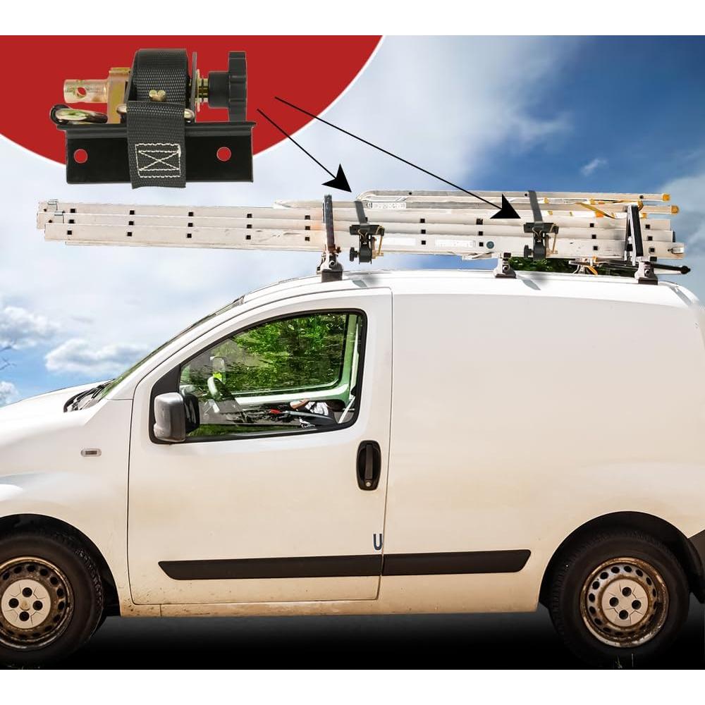 Correas de Amarre Mytee Products 1-1/2" x 7' para Escalera - 4 Paquete