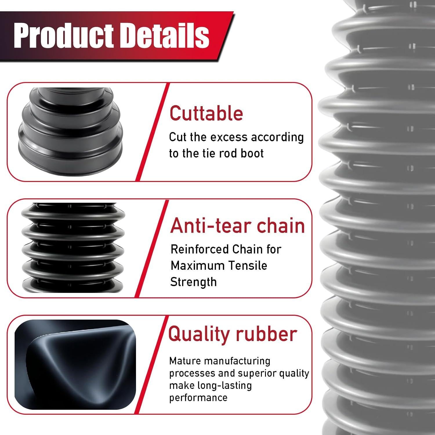 Kit Bota de Varilla de Dirección Interna NARATI 2 Piezas