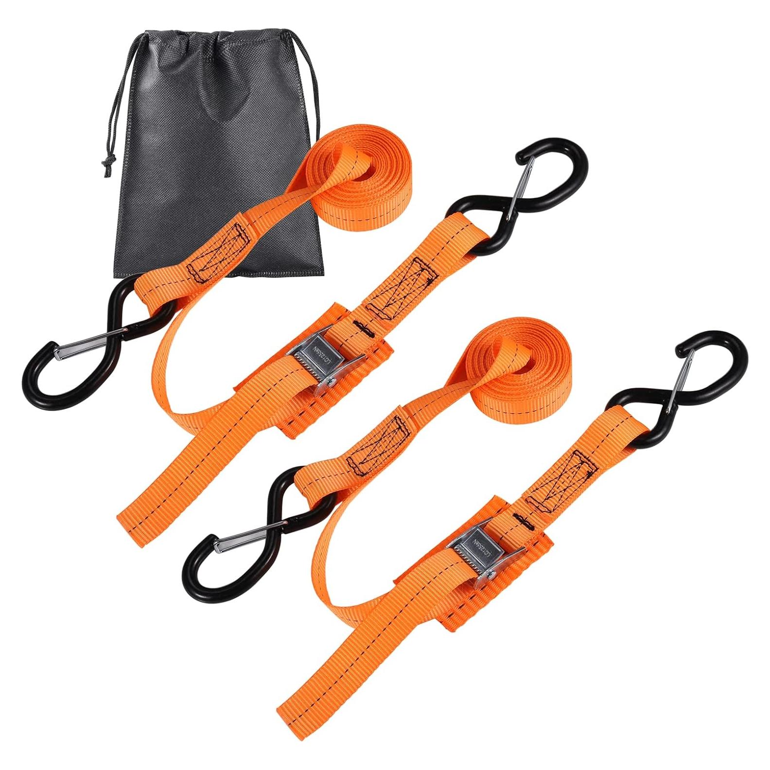 Correas de Sujeción Moroinriz 1" x 2.5M Naranja - Paquete de 2