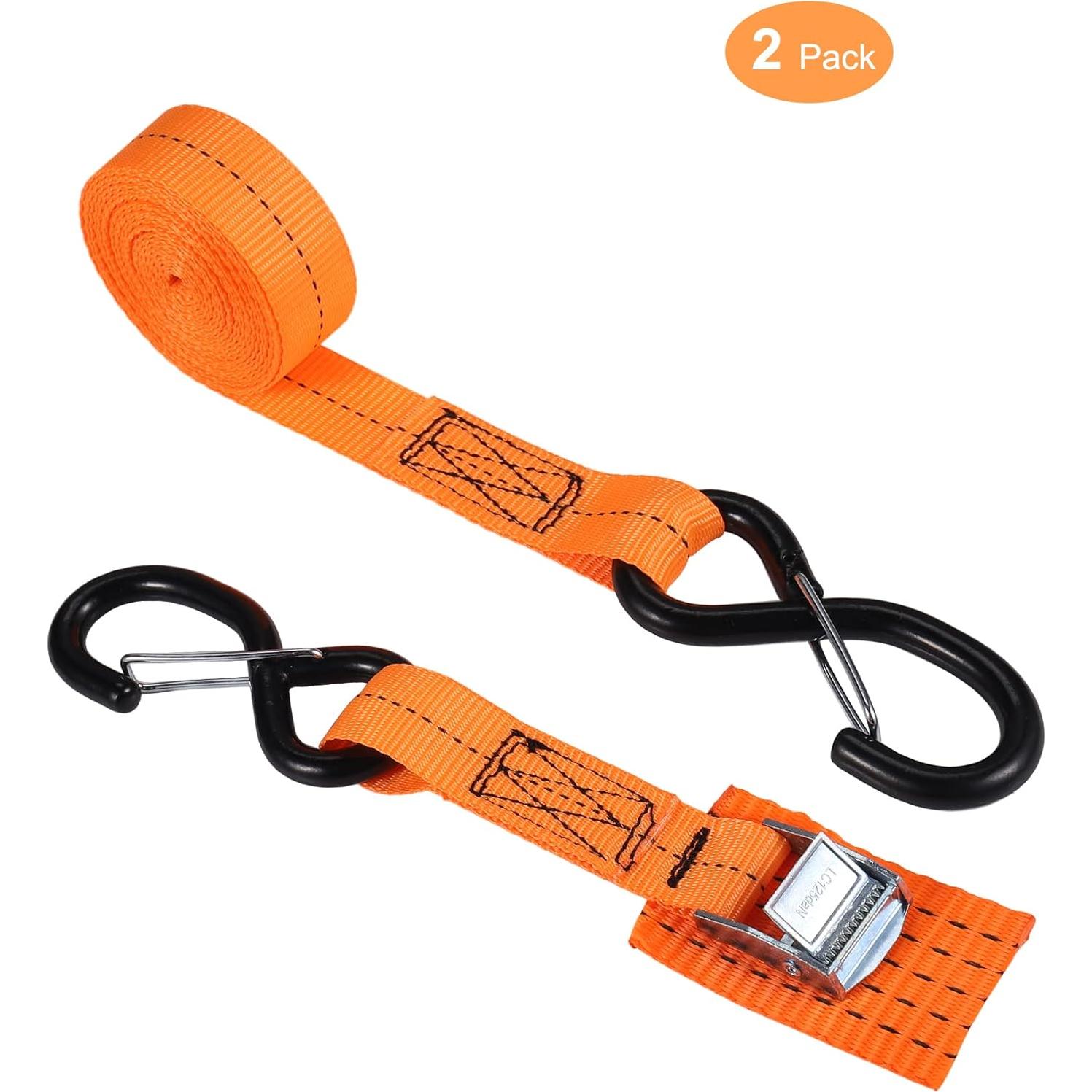 Correas de Sujeción Moroinriz 1" x 2.5M Naranja - Paquete de 2