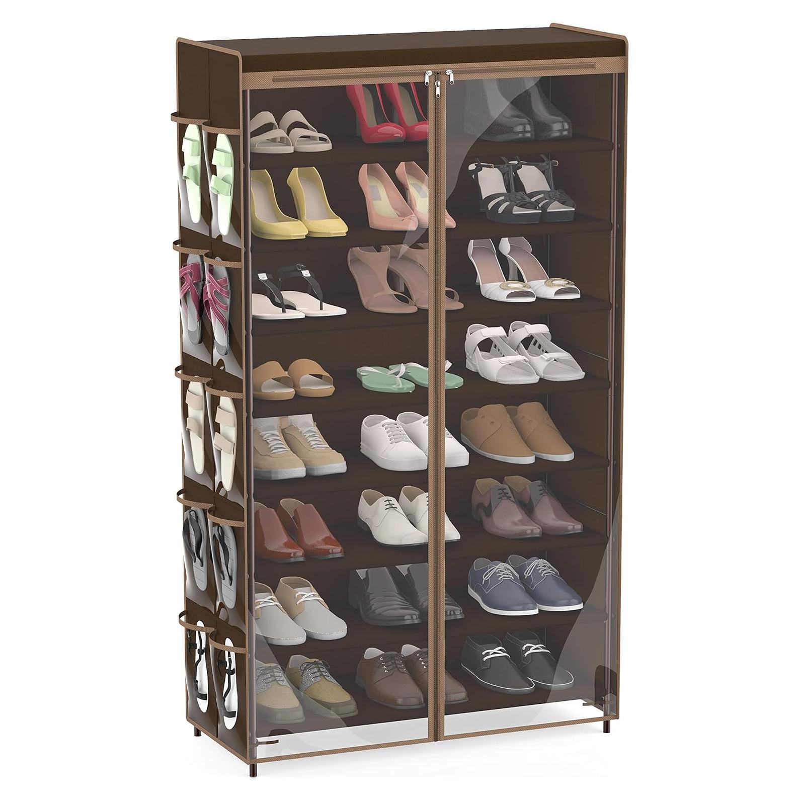 Estante para zapatos 8 niveles Simple Houseware Marrón