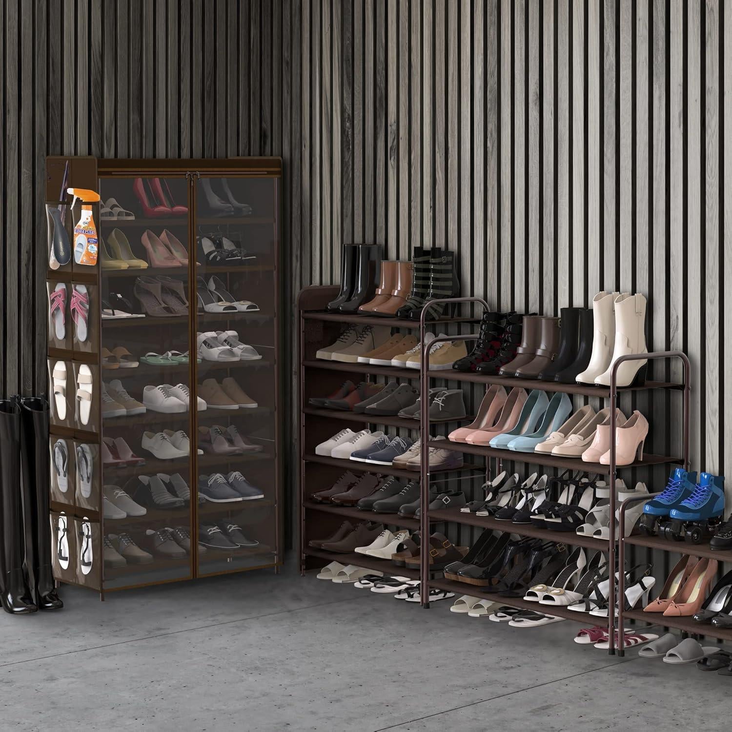 Estante para zapatos 8 niveles Simple Houseware Marrón