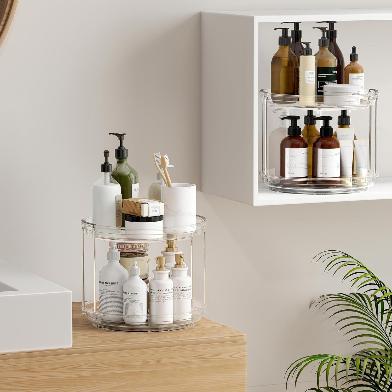 Organizador Giratorio Lazy Susan Pantasia 23.5 cm Doble Nivel