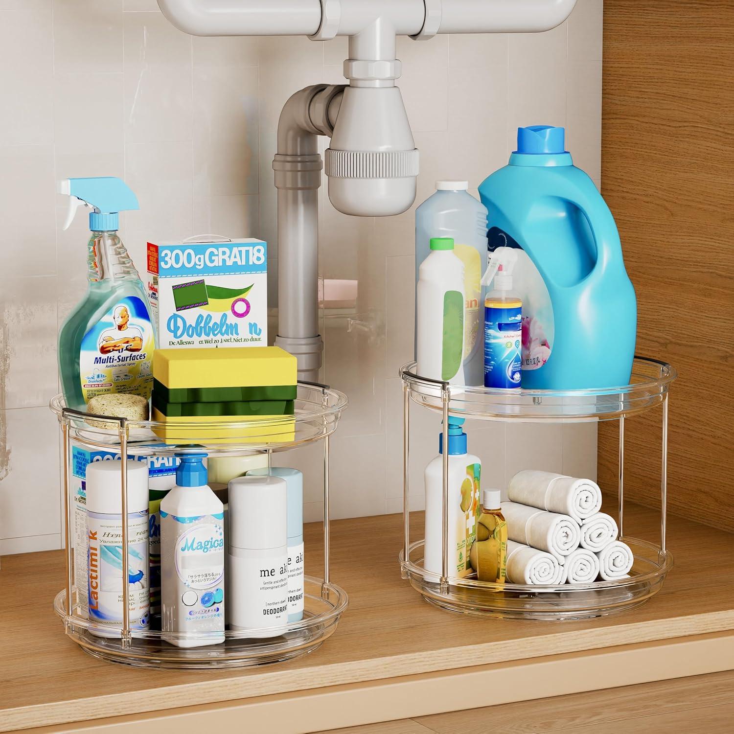 Organizador Giratorio Lazy Susan Pantasia 23.5 cm Doble Nivel