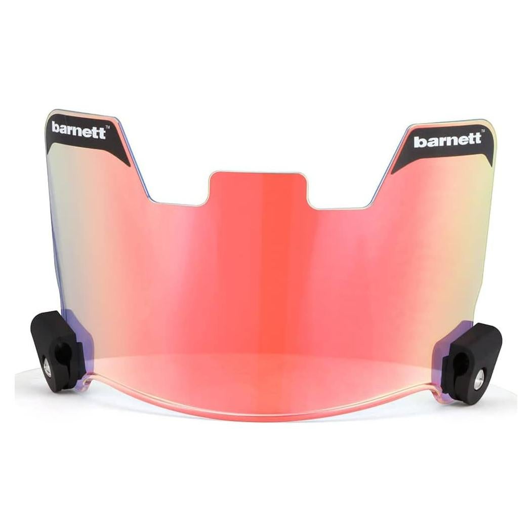 Visor Revo Antivaho Barnett para Casco de Fútbol Rojo Claro