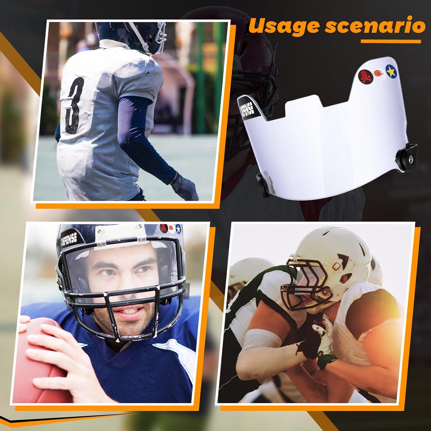 Visera de Fútbol Shappy Clara con Clips y Stickers Personalizables