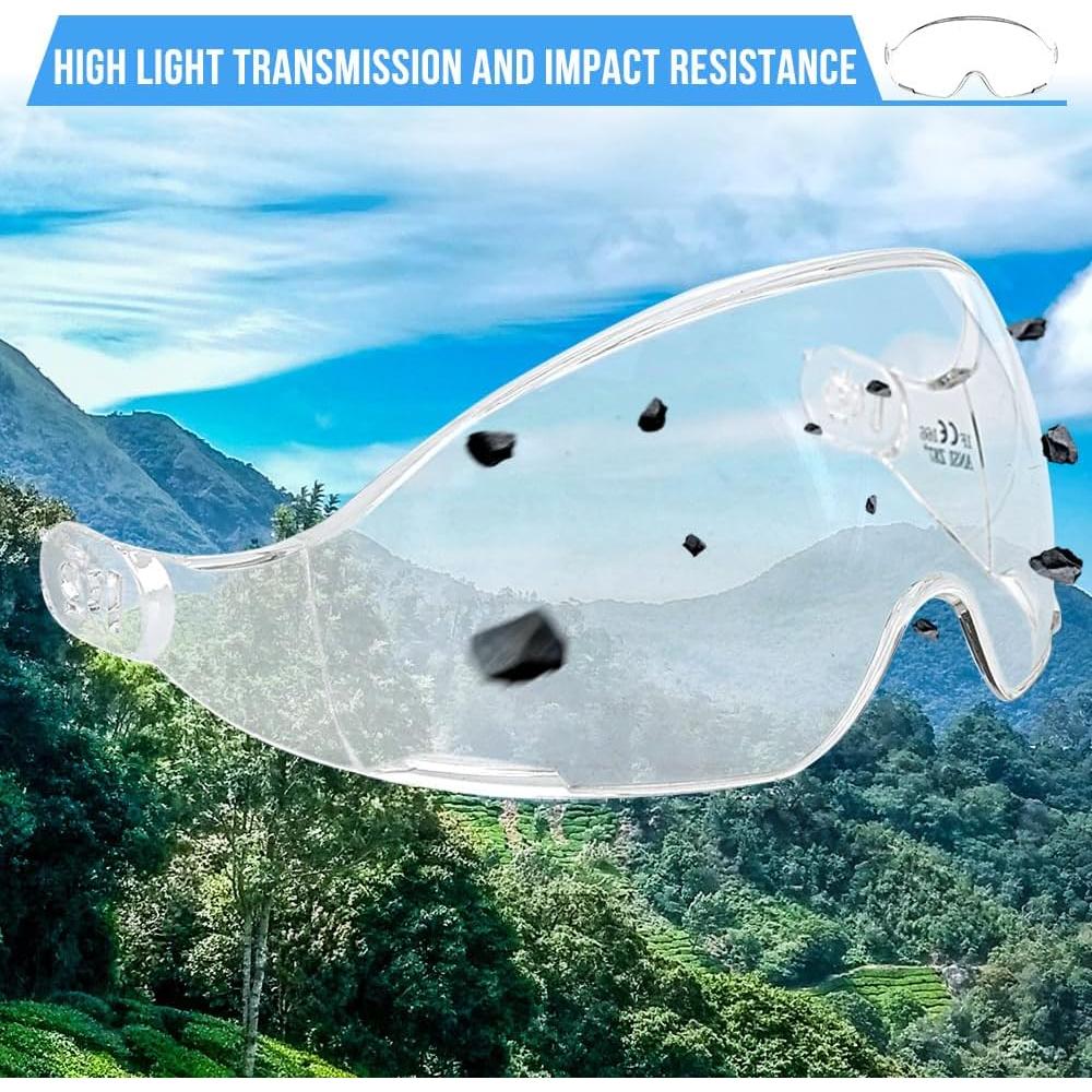 Gafas de Seguridad Aolamegs ANSI Z87 para Casco - Visor Claro