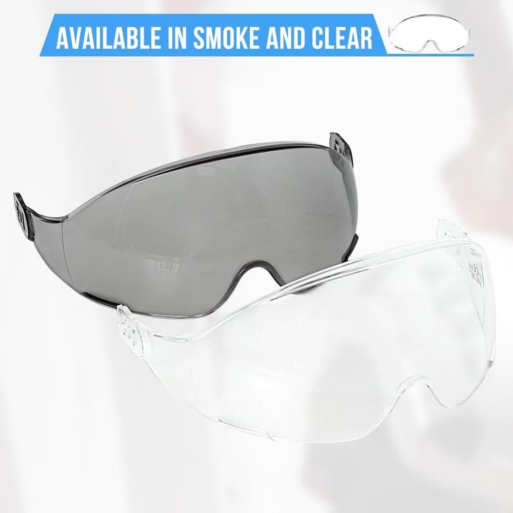 Gafas de Seguridad Aolamegs ANSI Z87 para Casco - Visor Claro