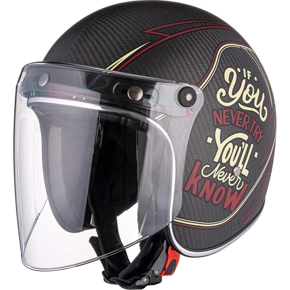 Visor Universal VCOROS V3 para Casco Abierto - Transparente