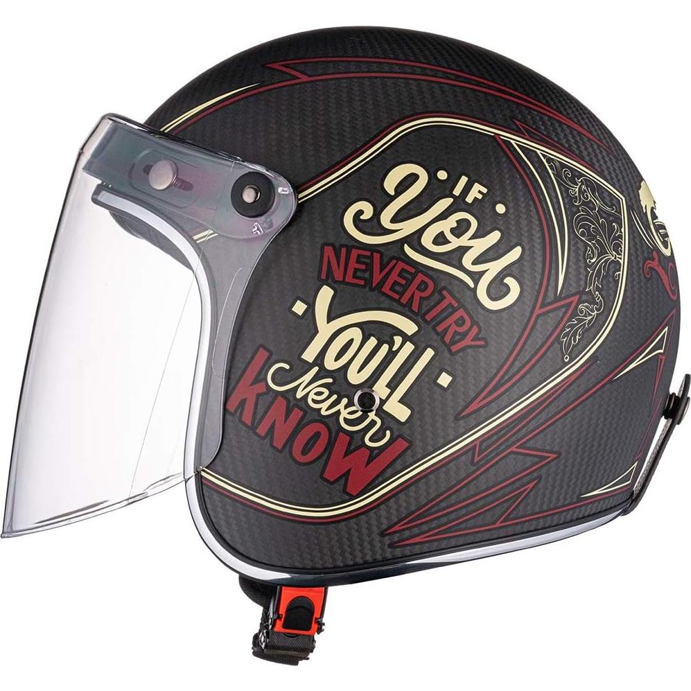 Visor Universal VCOROS V3 para Casco Abierto - Transparente