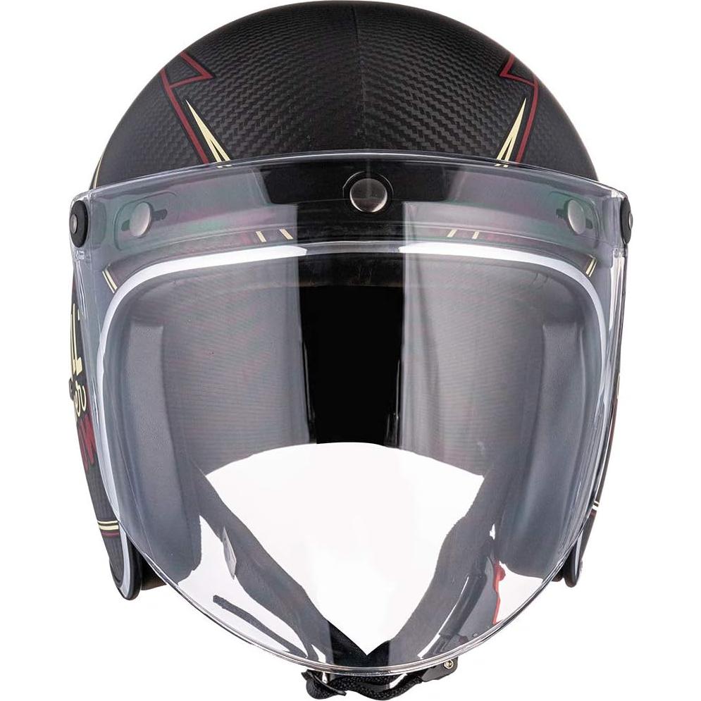 Visor Universal VCOROS V3 para Casco Abierto - Transparente