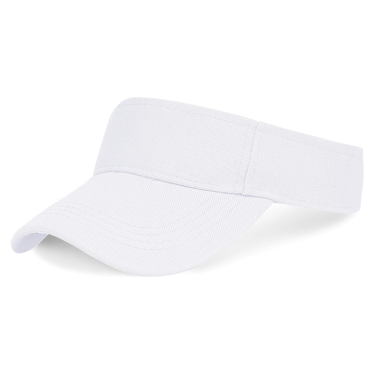 Sombrero Visera Deportiva Ajustable Marrywindix Unisex Blanco