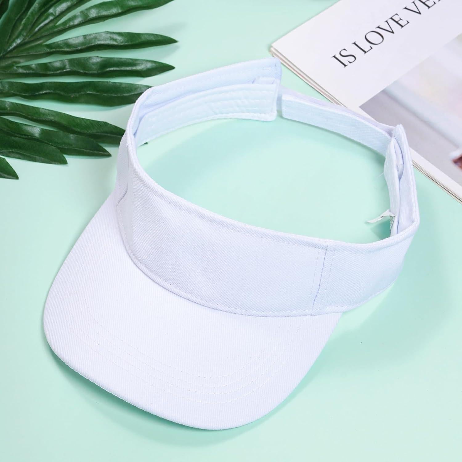 Sombrero Visera Deportiva Ajustable Marrywindix Unisex Blanco