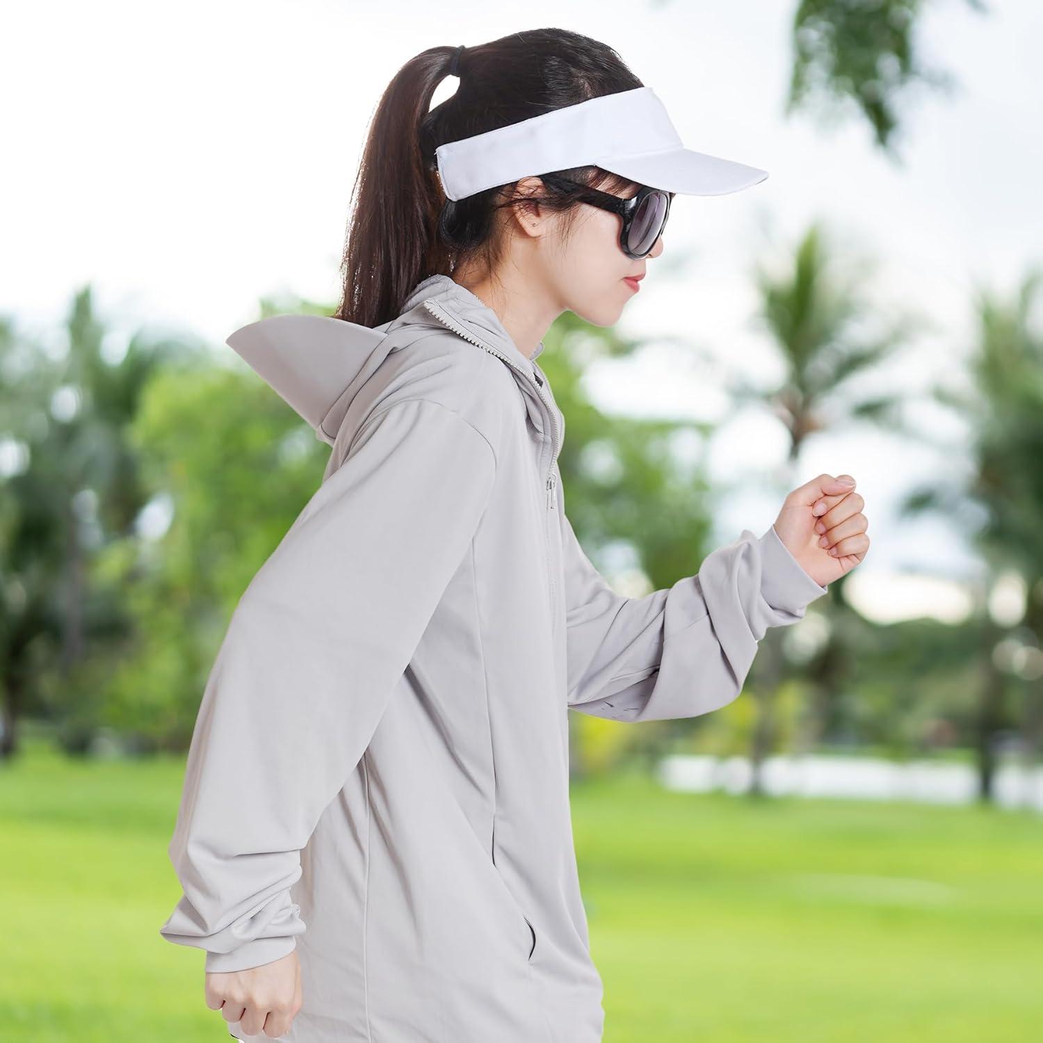 Sombrero Visera Deportiva Ajustable Marrywindix Unisex Blanco