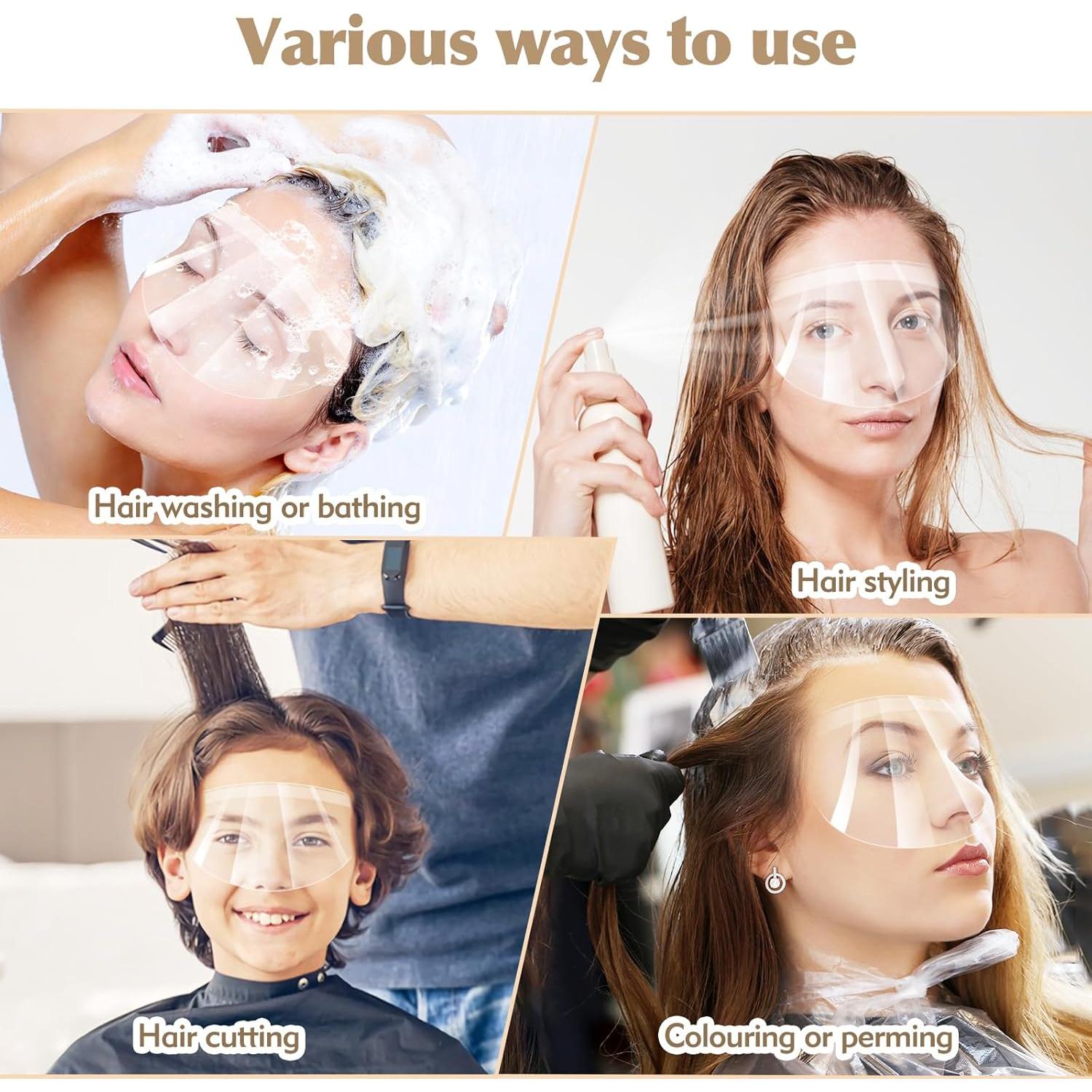 100 Escudos Faciales Transparentes Ruizaua - Protección Ocular