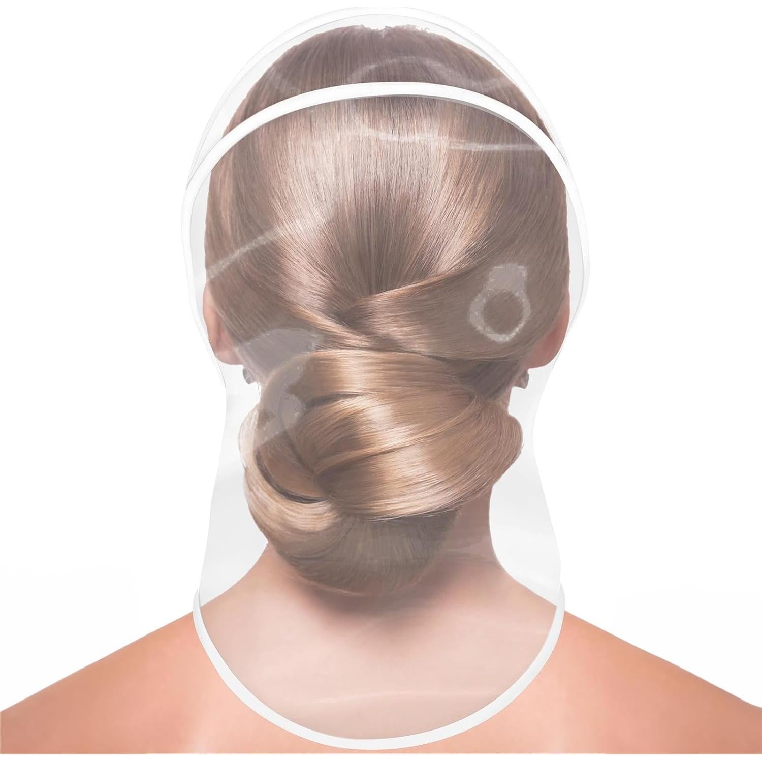 12 Gorros de Lluvia Transparentes Cididu con Visera Reutilizables