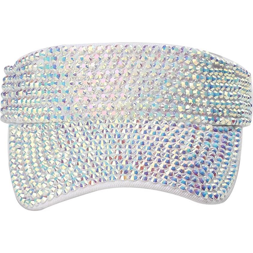 Gorra Visera Deportiva Ajustable con Rhinestones Unisex