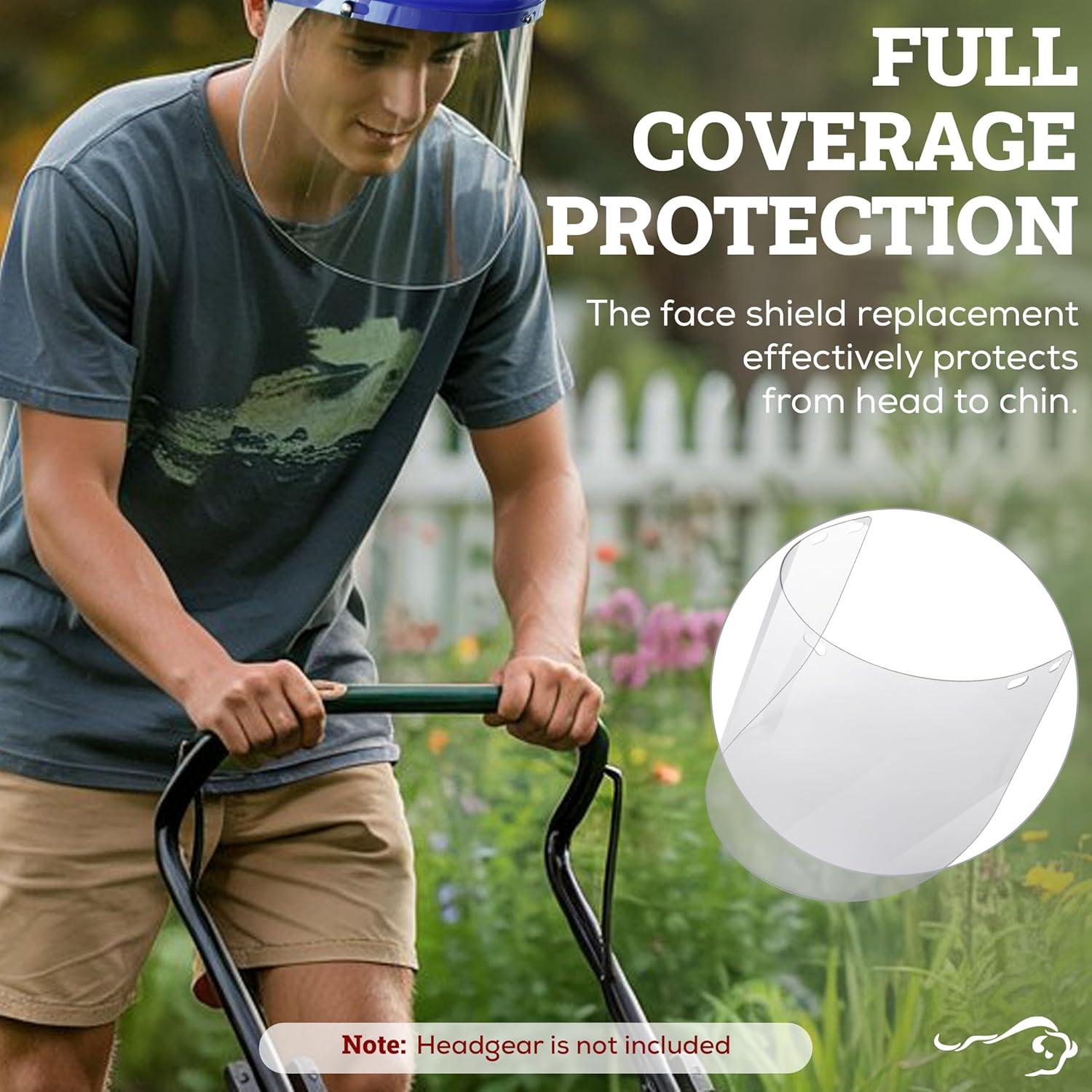 Escudos Faciales de Reemplazo BISON LIFE - Paquete de 5