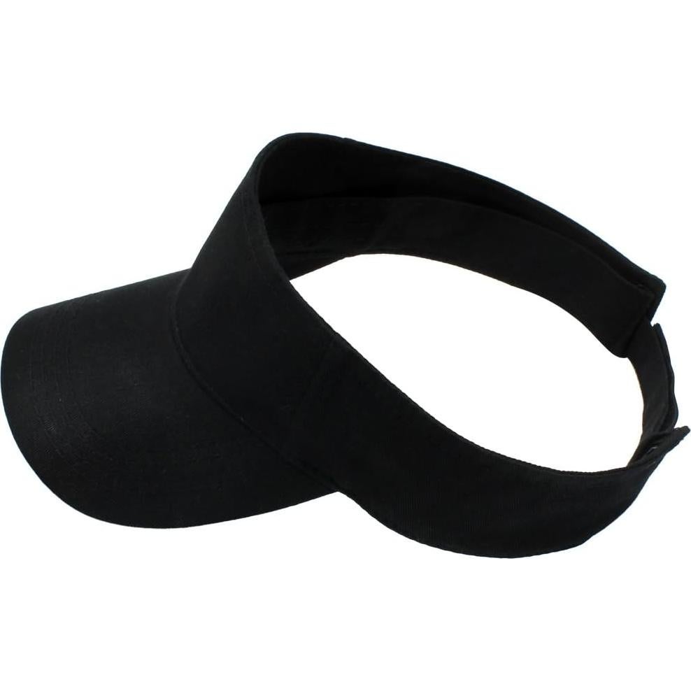 Visera Top Level Sun Sports Unisex Ajustable Negra