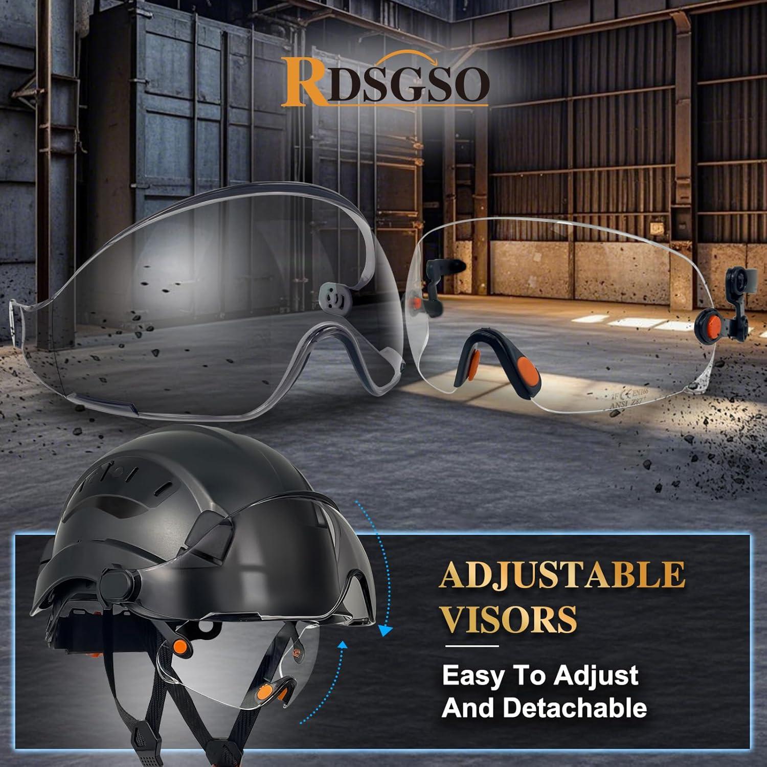 Casco de Seguridad RDSGSO RGS-6C-2V con Visores y Ventilación