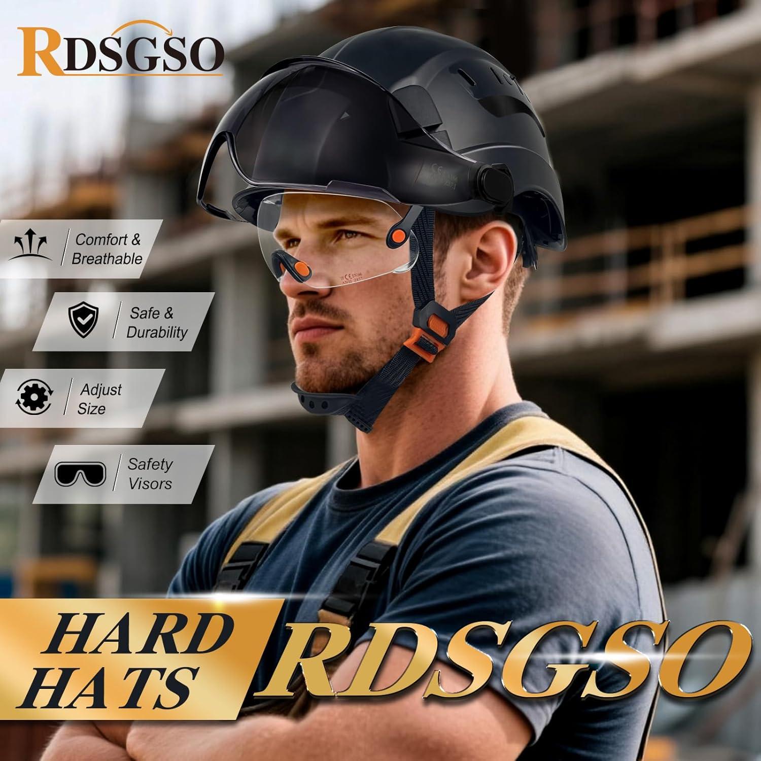 Casco de Seguridad RDSGSO RGS-6C-2V con Visores y Ventilación