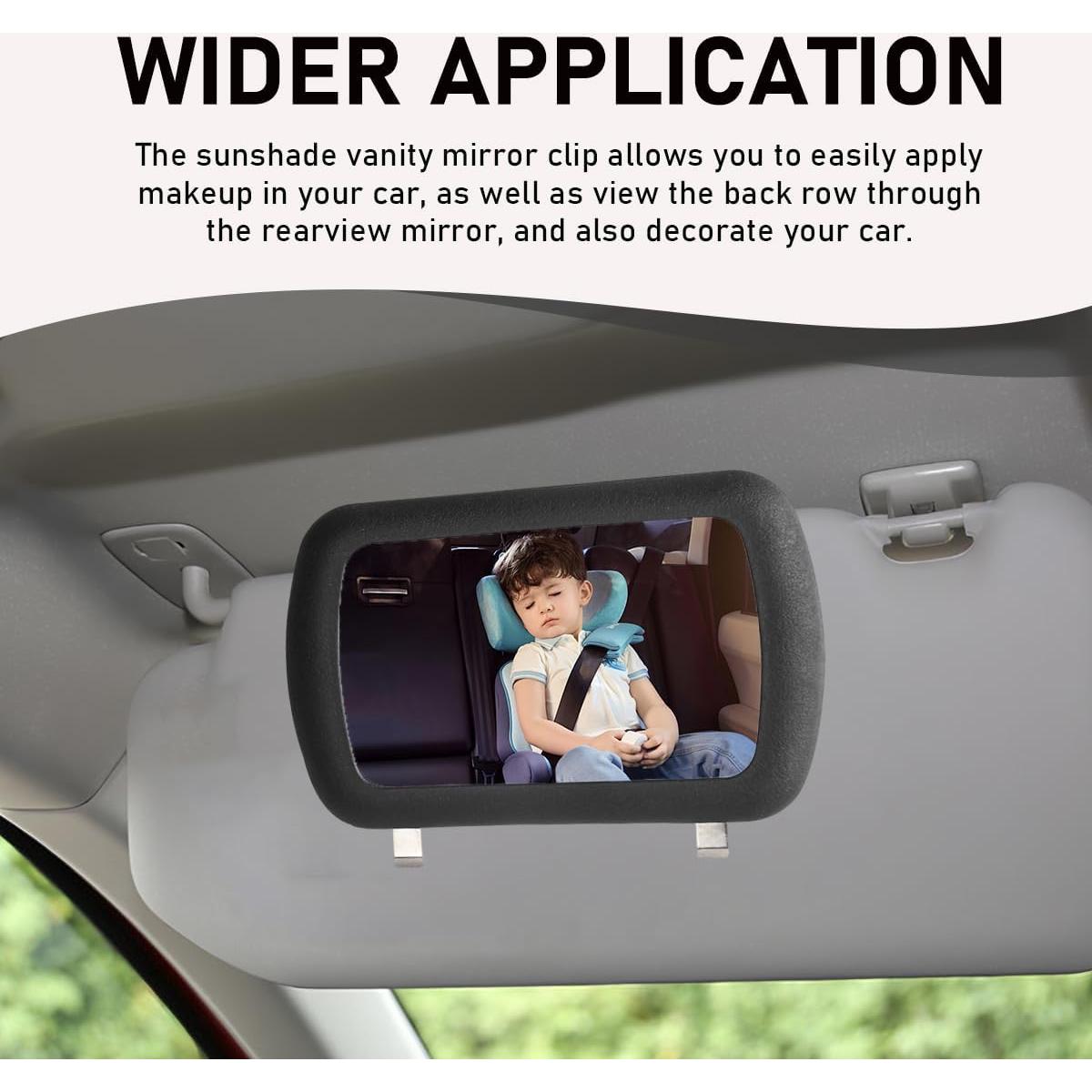 Espejo de Vanidad para Visera de Coche Suvnie 16.68x10.99cm