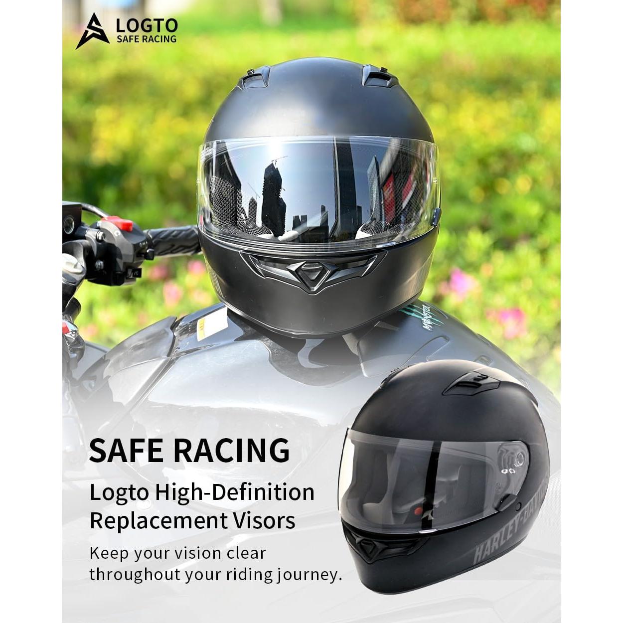 Visera de Reemplazo Logto para Casco Motocicleta Universal