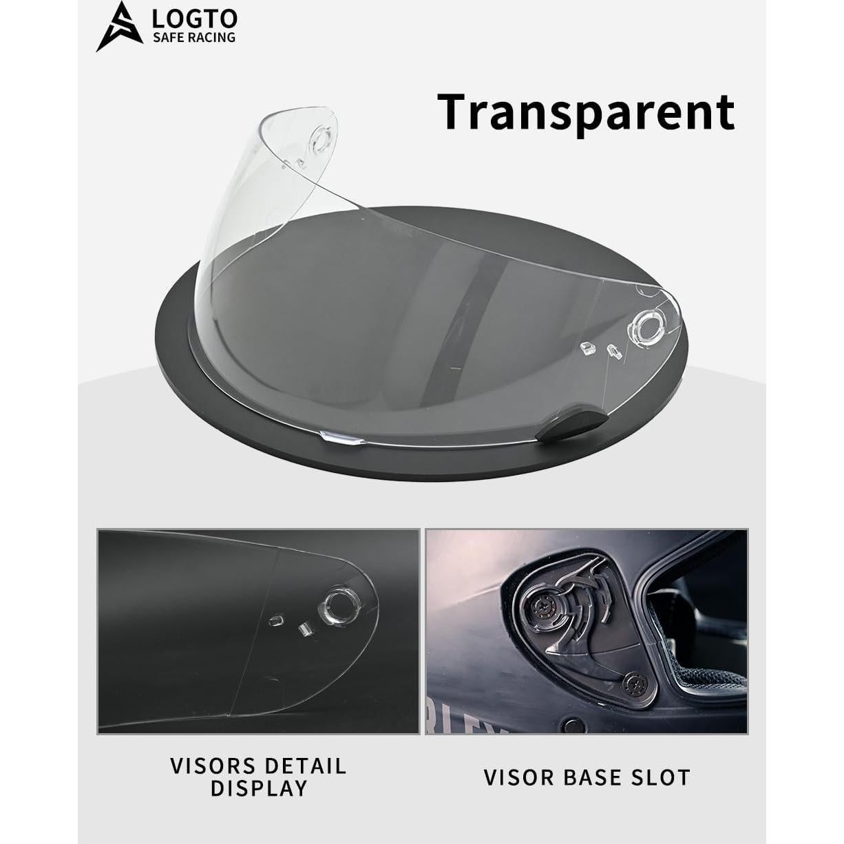 Visera de Reemplazo Logto para Casco Motocicleta Universal