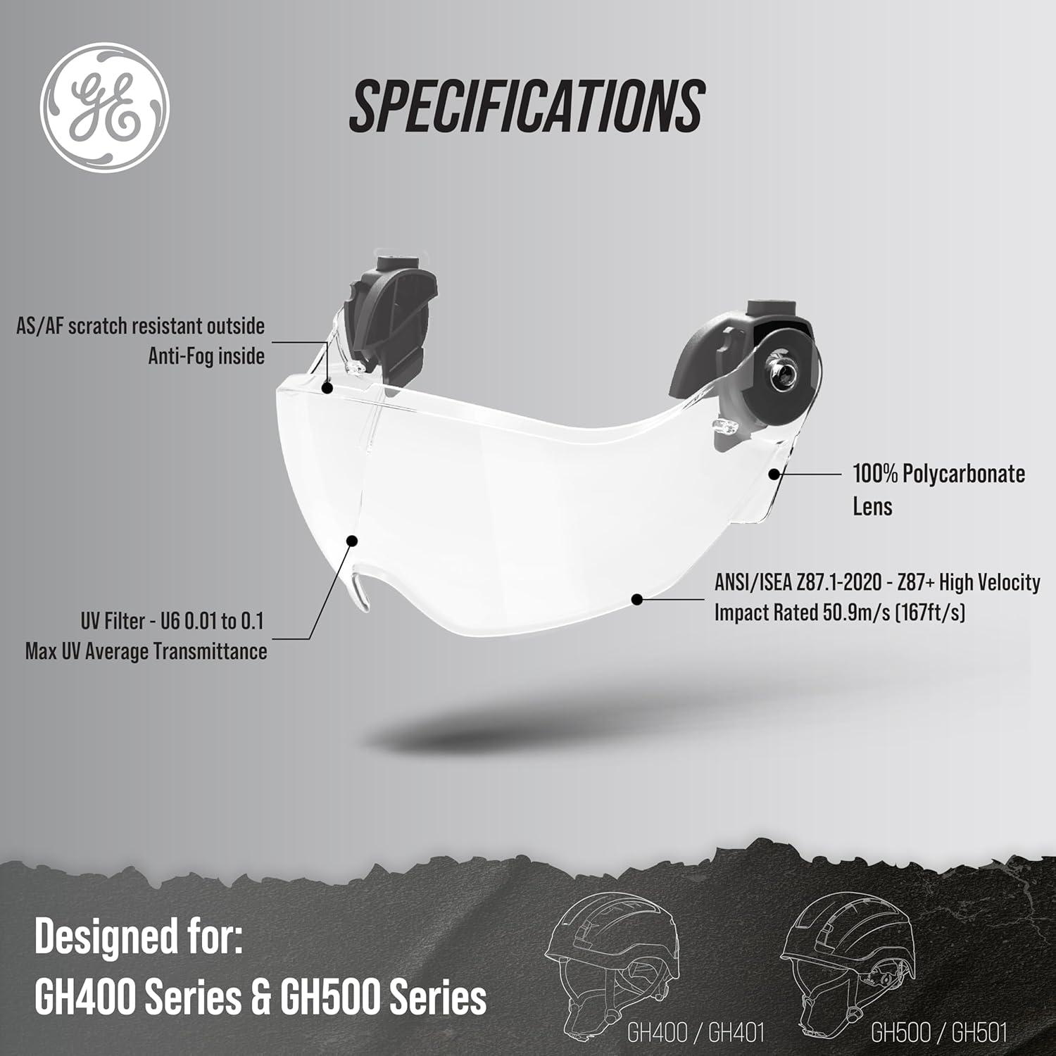 Kit de Escudo Protector para Ojos CACO GH600 Lente Clara