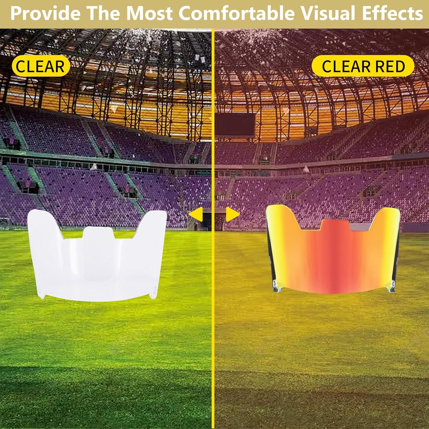 Visera de Fútbol Fenduoer FV-Rojo Antivaho UV Ajustable