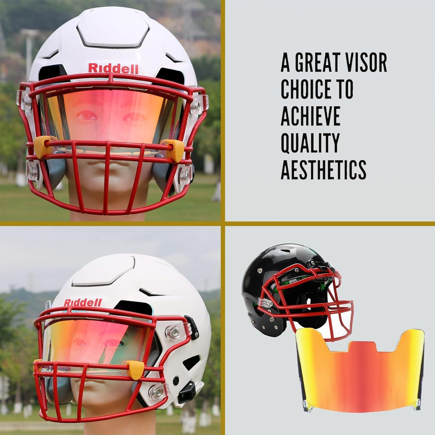 Visera de Fútbol Fenduoer FV-Rojo Antivaho UV Ajustable
