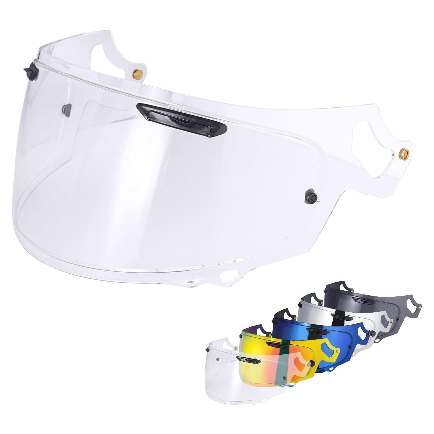 Visera de Casco VCOROS Regent-X Transparente para Motocicletas