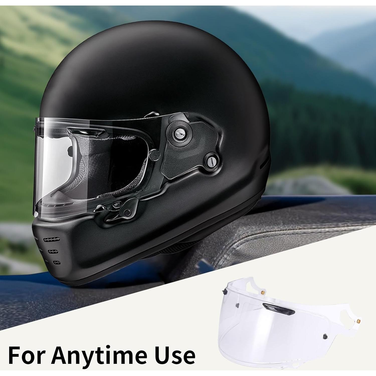 Visera de Casco VCOROS Regent-X Transparente para Motocicletas