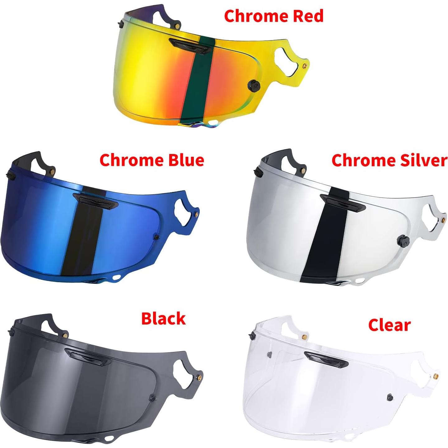 Visera de Casco VCOROS Regent-X Transparente para Motocicletas