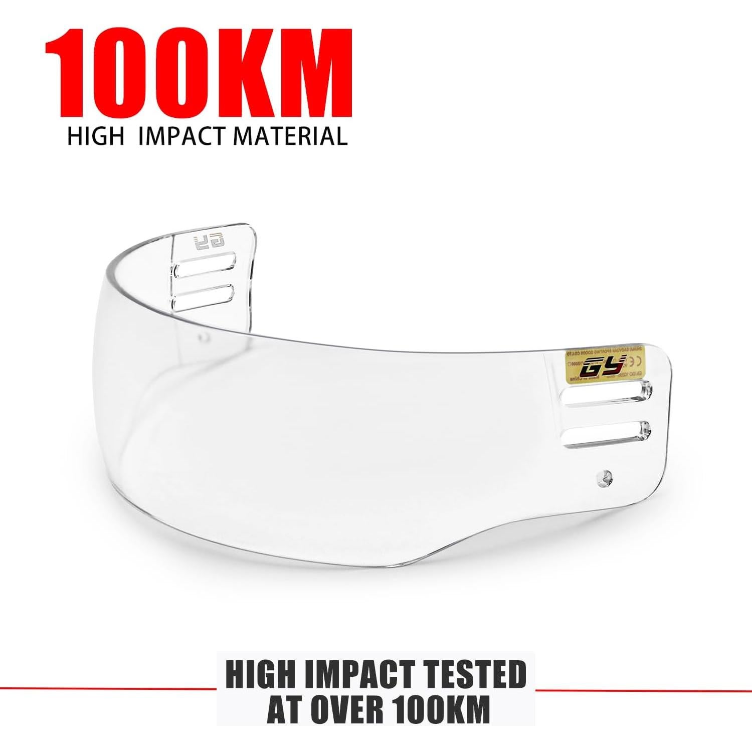 Visor de Hockey GY HV-V600 Antivaho y Antirayaduras