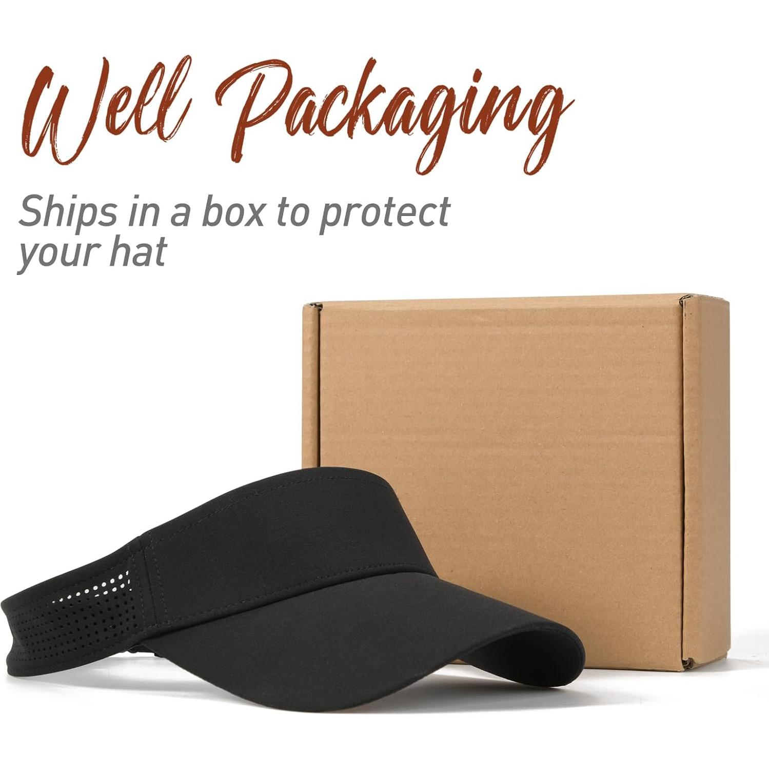 Gorra Deportiva FEICUI para Mujeres Ajustable UV Blanca