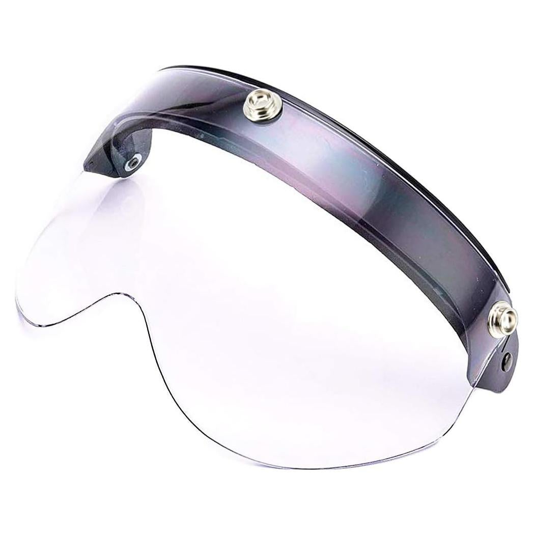 Visera Universal Chern Yueh 3 Botones Transparente para Casco