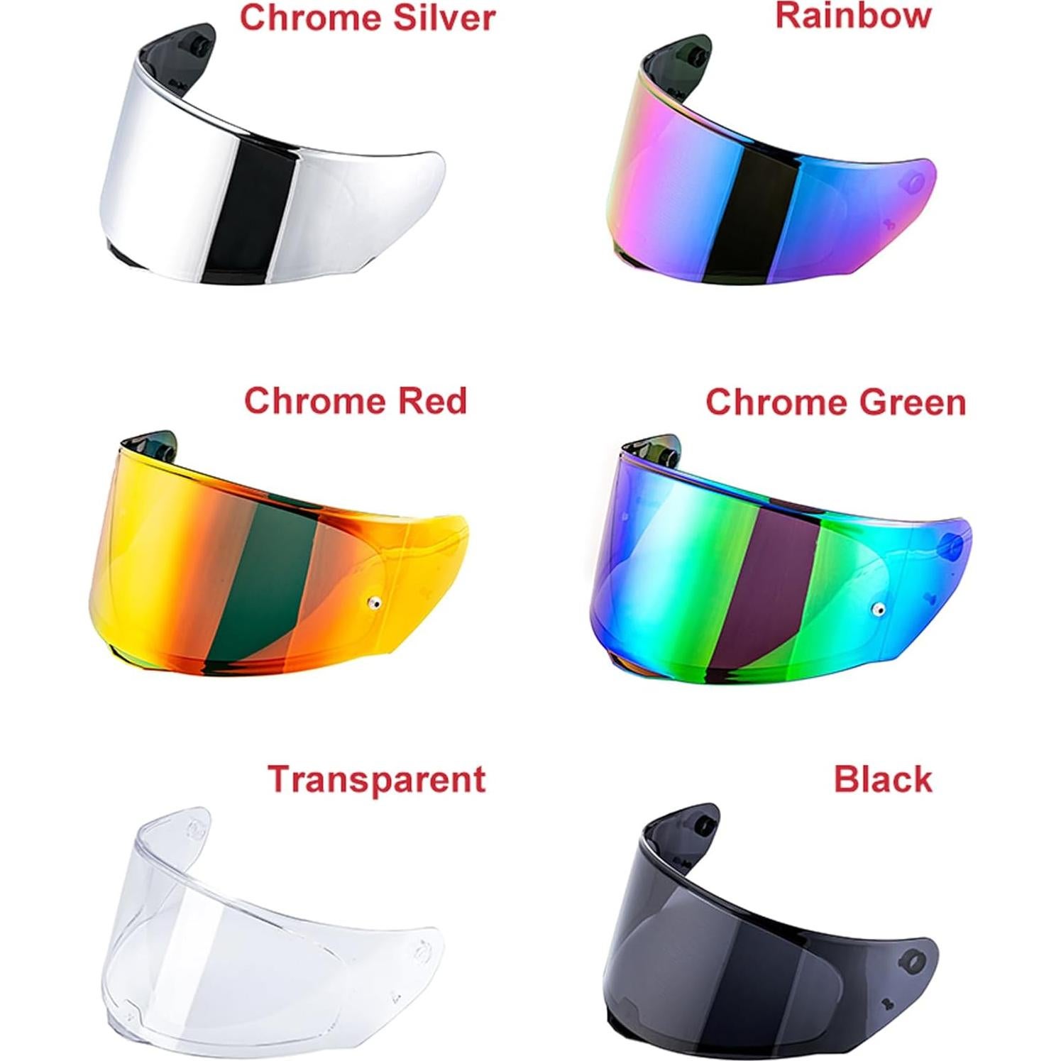 Visera de Casco de Motocicleta JQF Gear FF320/FF328/FF353/FF800 Transparente