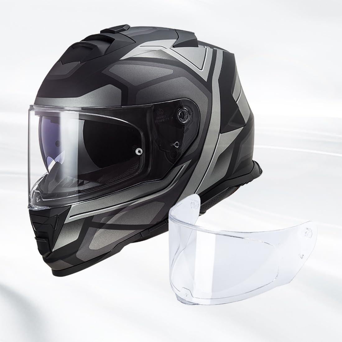 Visera de Casco de Motocicleta JQF Gear FF320/FF328/FF353/FF800 Transparente