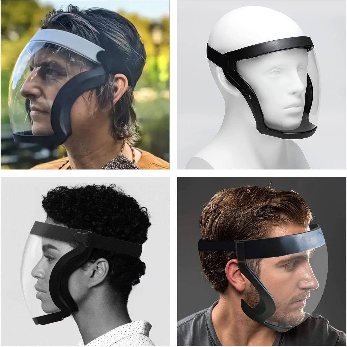 Escudo Facial Completo DSHTP Anti-Niebla Reutilizable 18.5cm