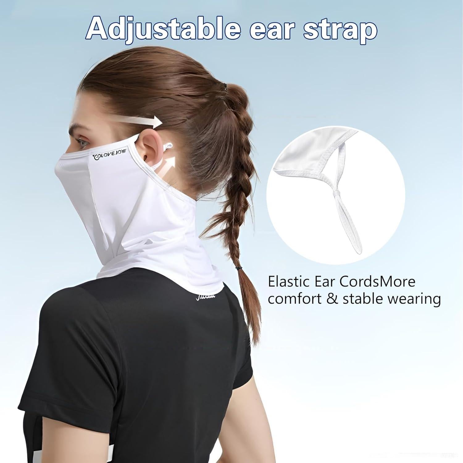 Mascarilla UPF 50+ Vanolu - Gaiter de Seda Fría Unisex