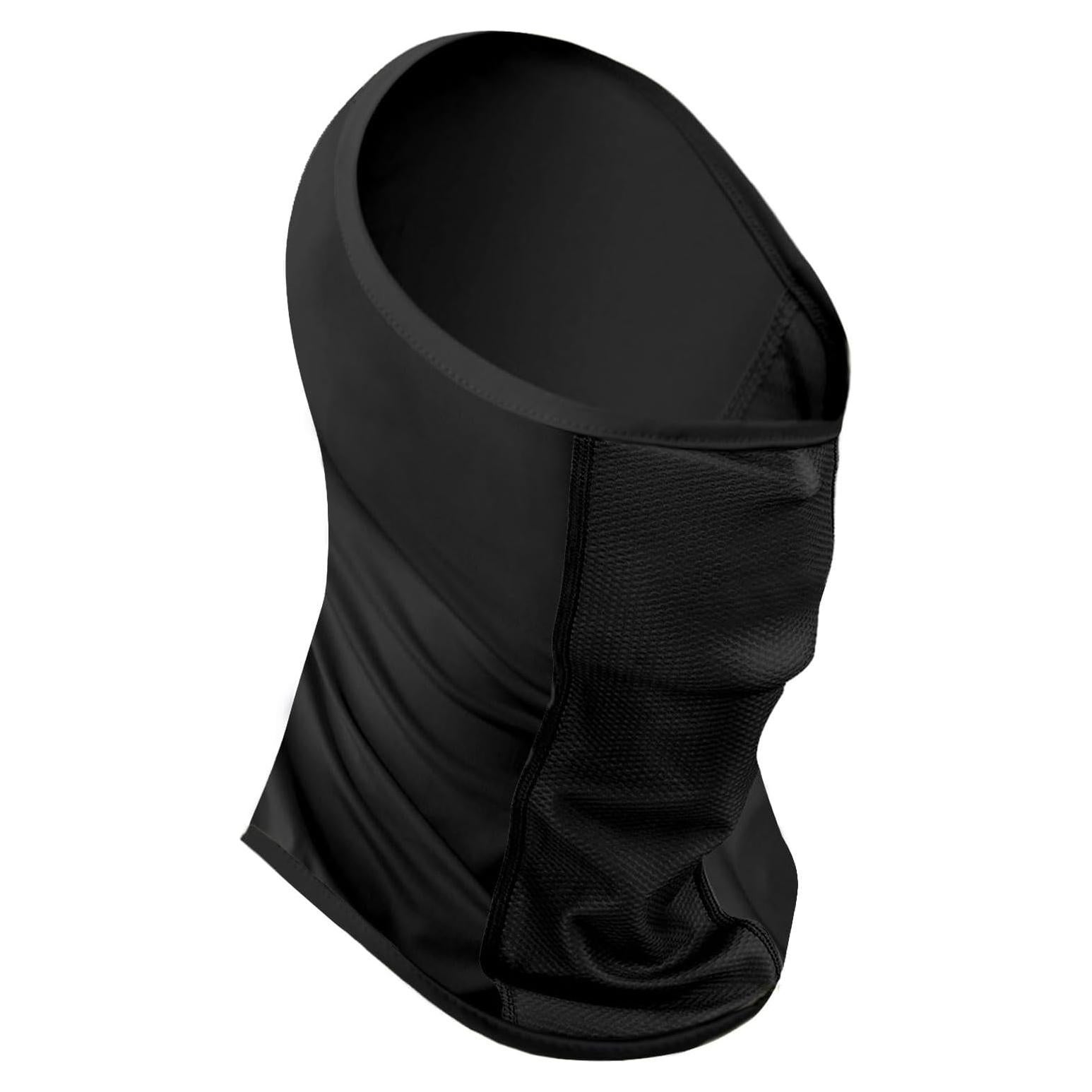 Gaiter de Cuello Transpirable UPF 50+ Negro para Hombres