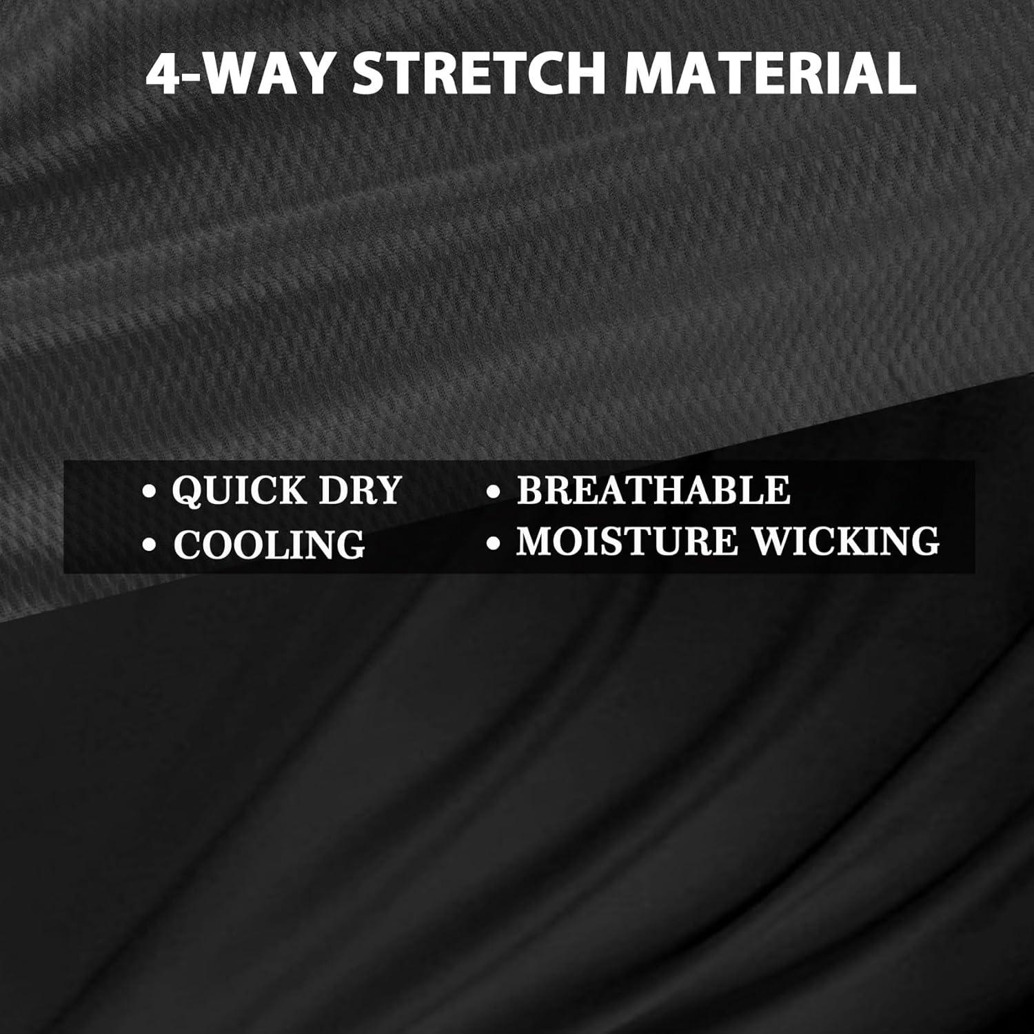 Gaiter de Cuello Transpirable UPF 50+ Negro para Hombres