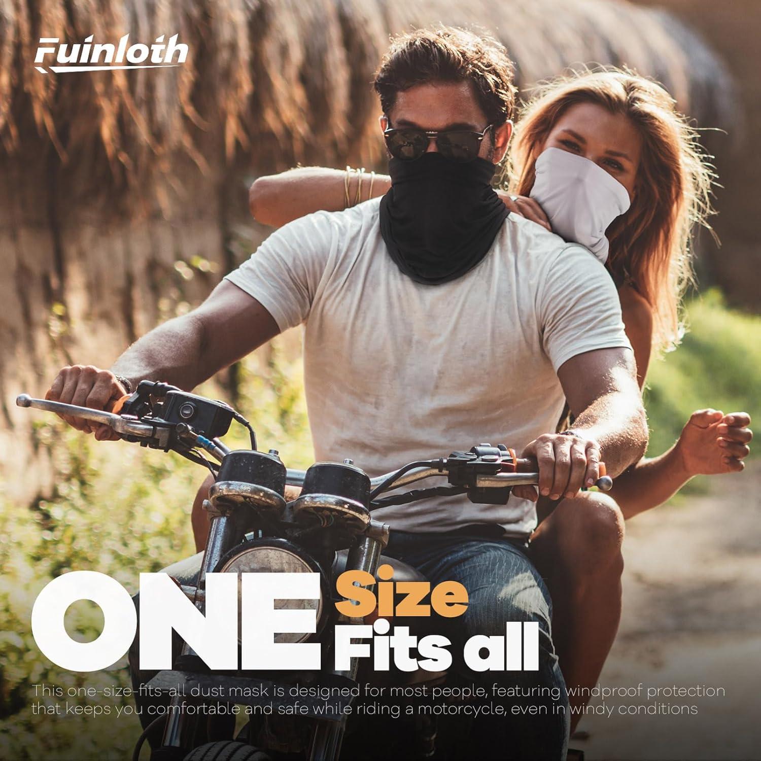 Gaiter de Cuello Fuinloth UV Paquete de 6 Adulto Unisex