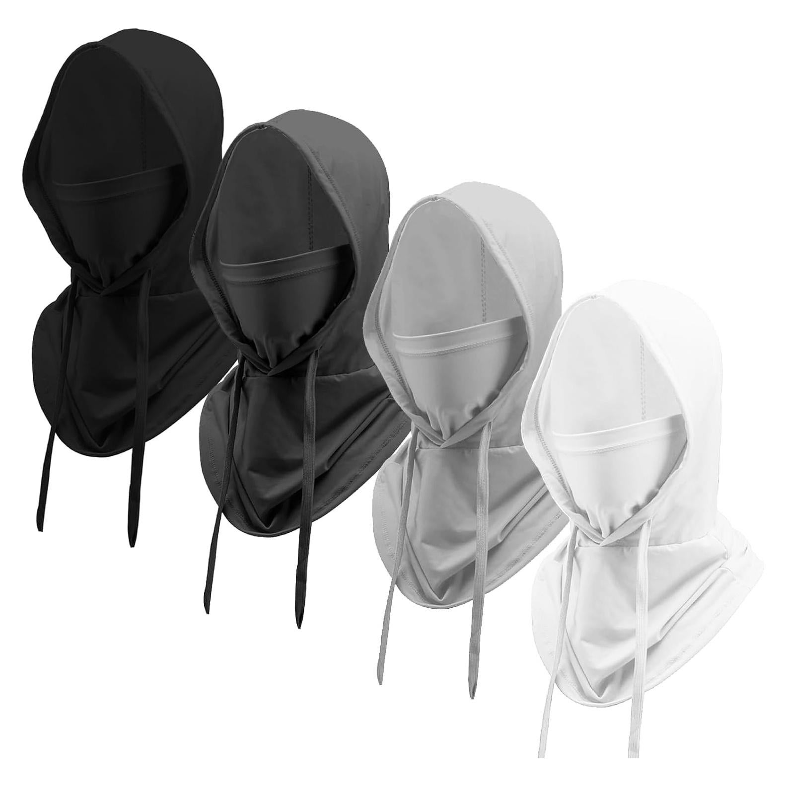 4 Balaclavas Verano UPF 50+ Transpirables para Hombres y Mujeres