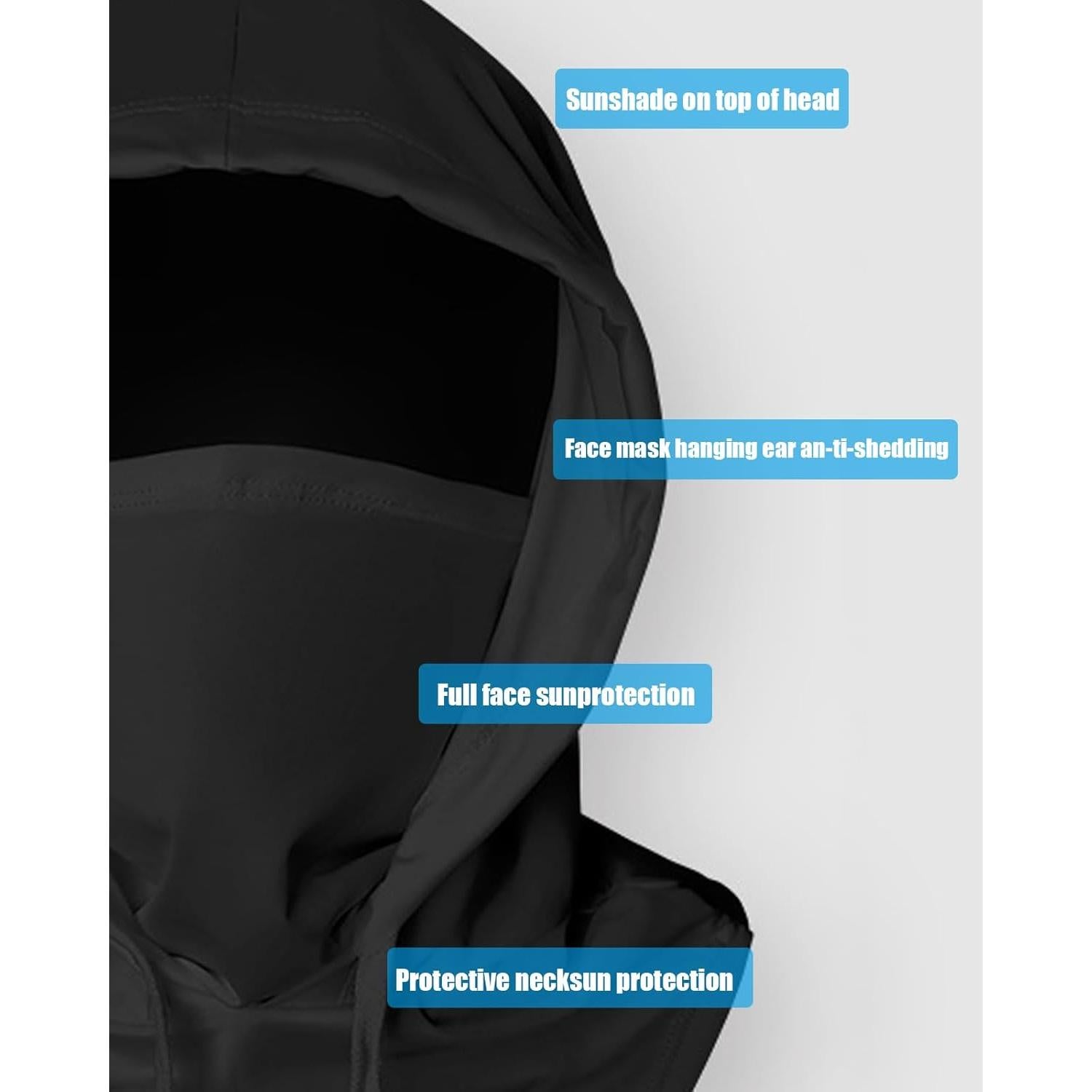 4 Balaclavas Verano UPF 50+ Transpirables para Hombres y Mujeres