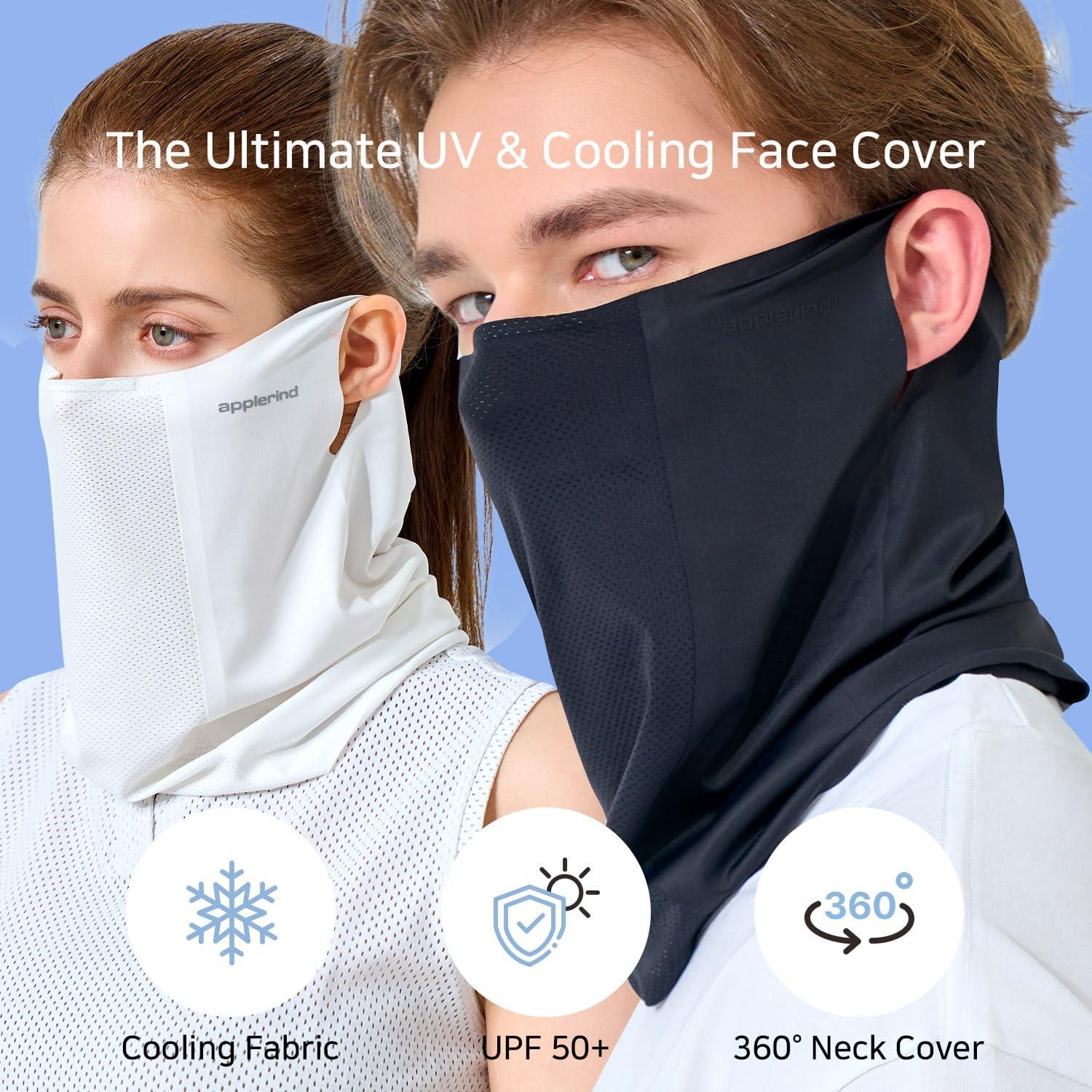 Mascarilla Facial Lufit UPF 50+ Unisex - Protección Solar 360°