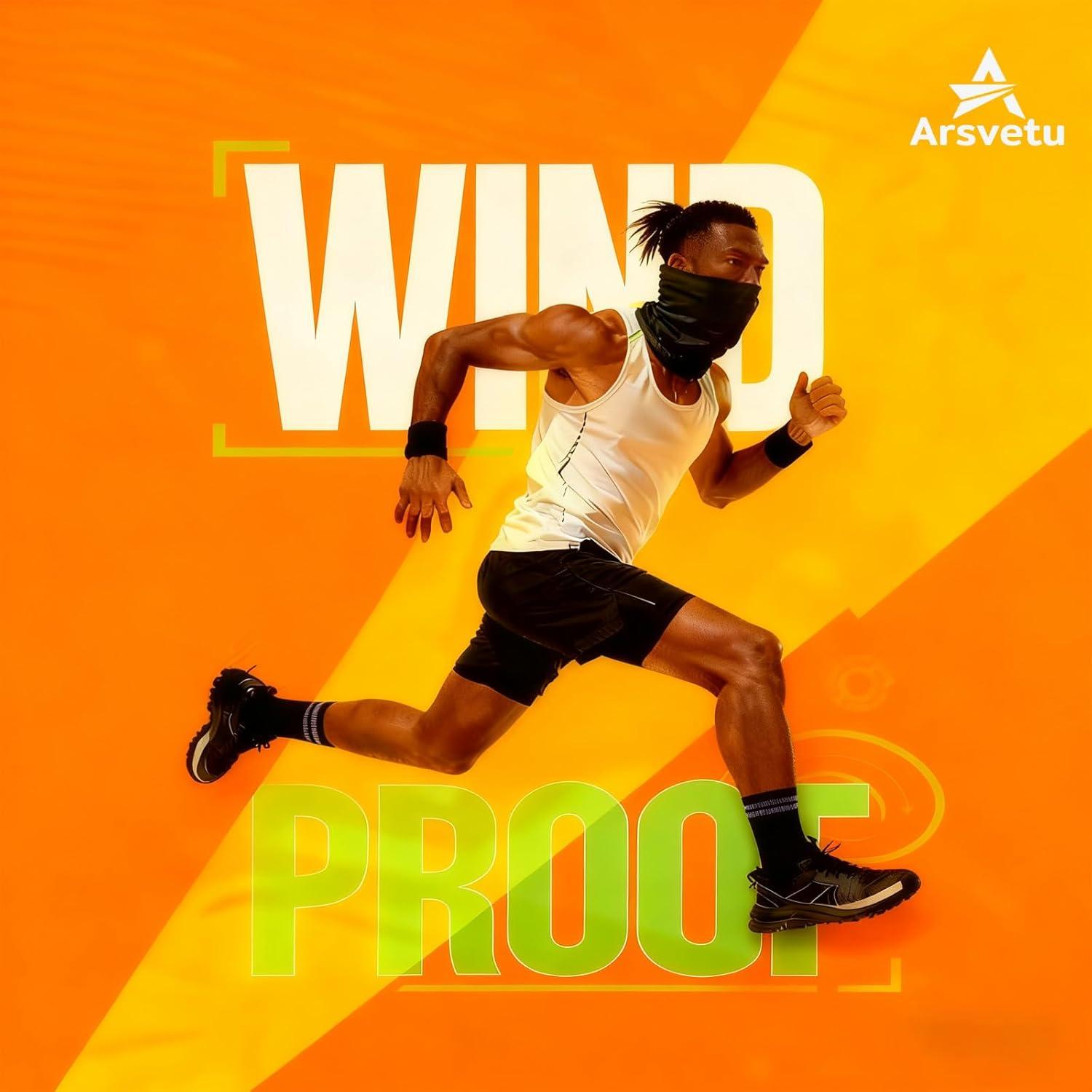 Paquete de 6 Gaiters para el Cuello Transpirables UV Multicolor