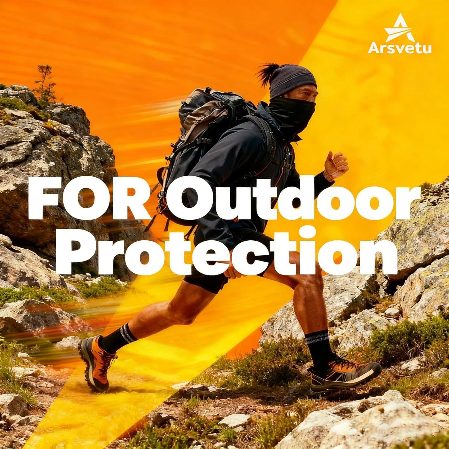 Paquete de 6 Gaiters para el Cuello Transpirables UV Multicolor