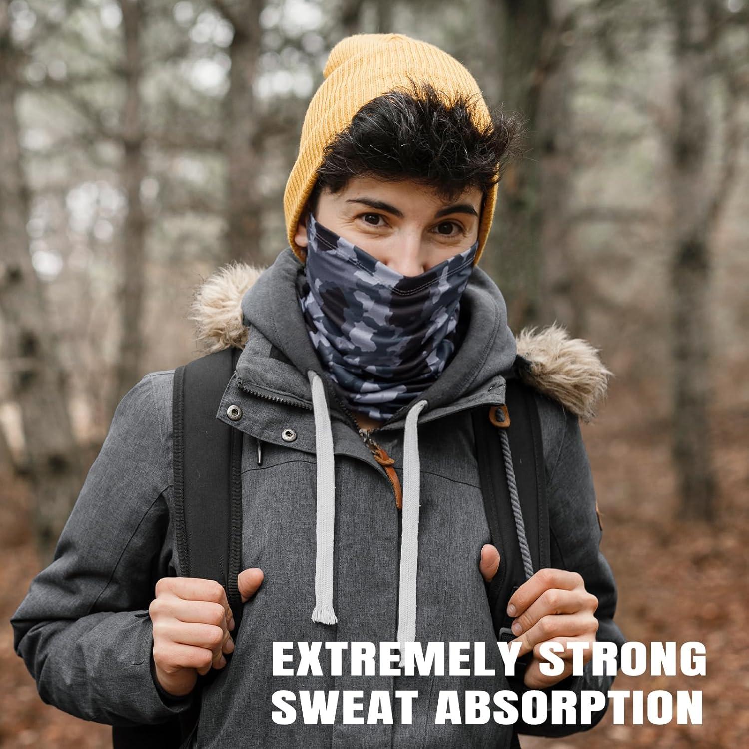 Gaiters de Cuello HONGTEYA 6 Piezas Transpirables Unisex